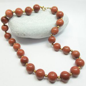 Goldstone Necklace